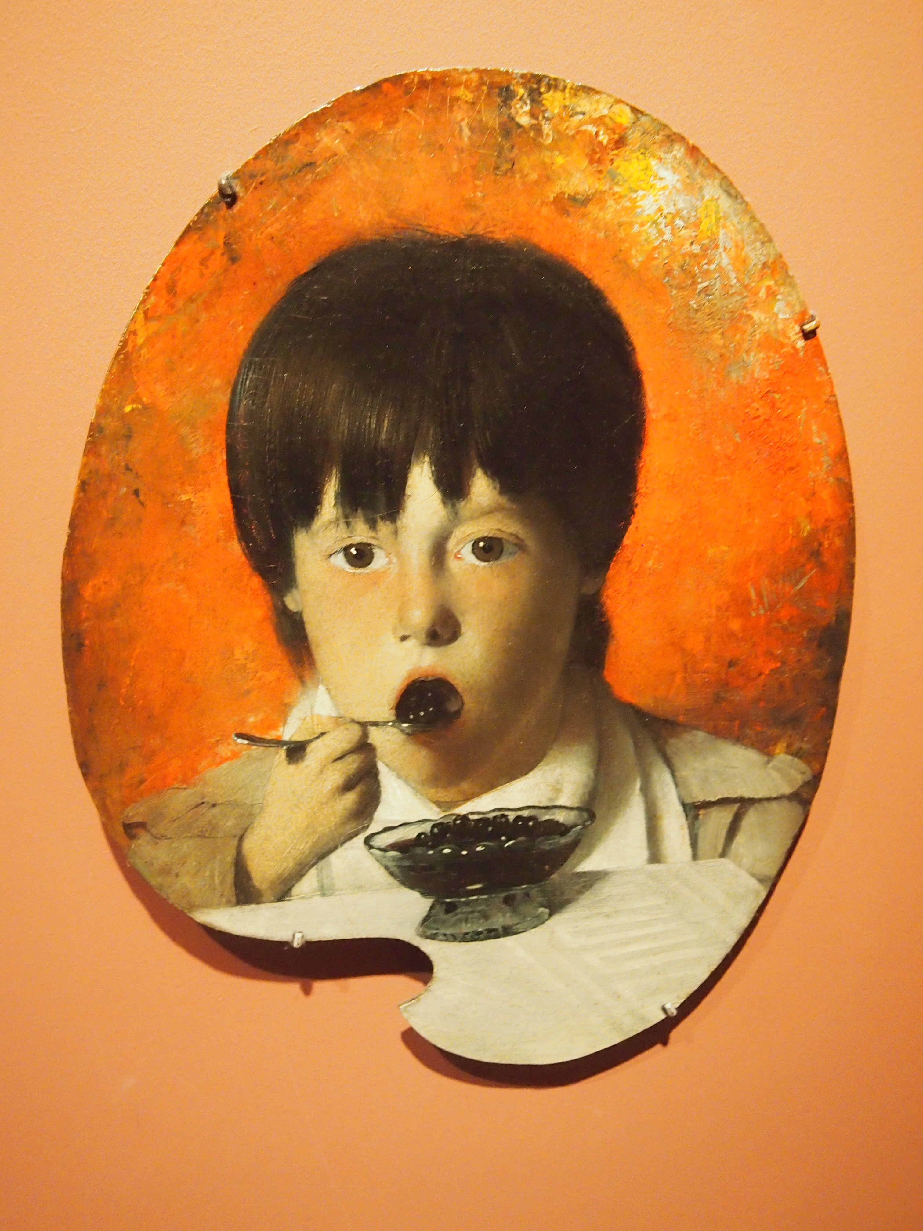 Boy Eating Cherries