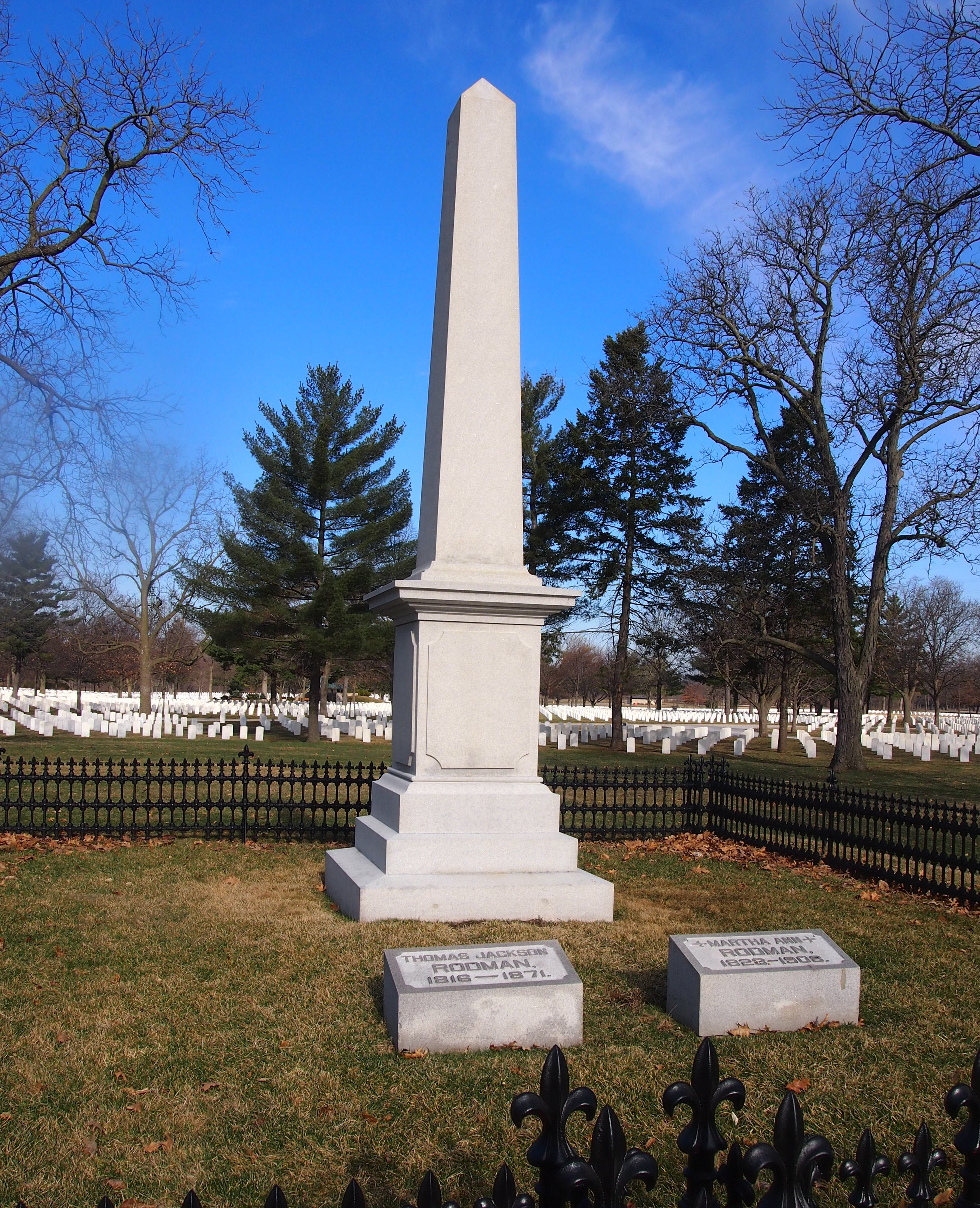 Gen. Rodman's grave