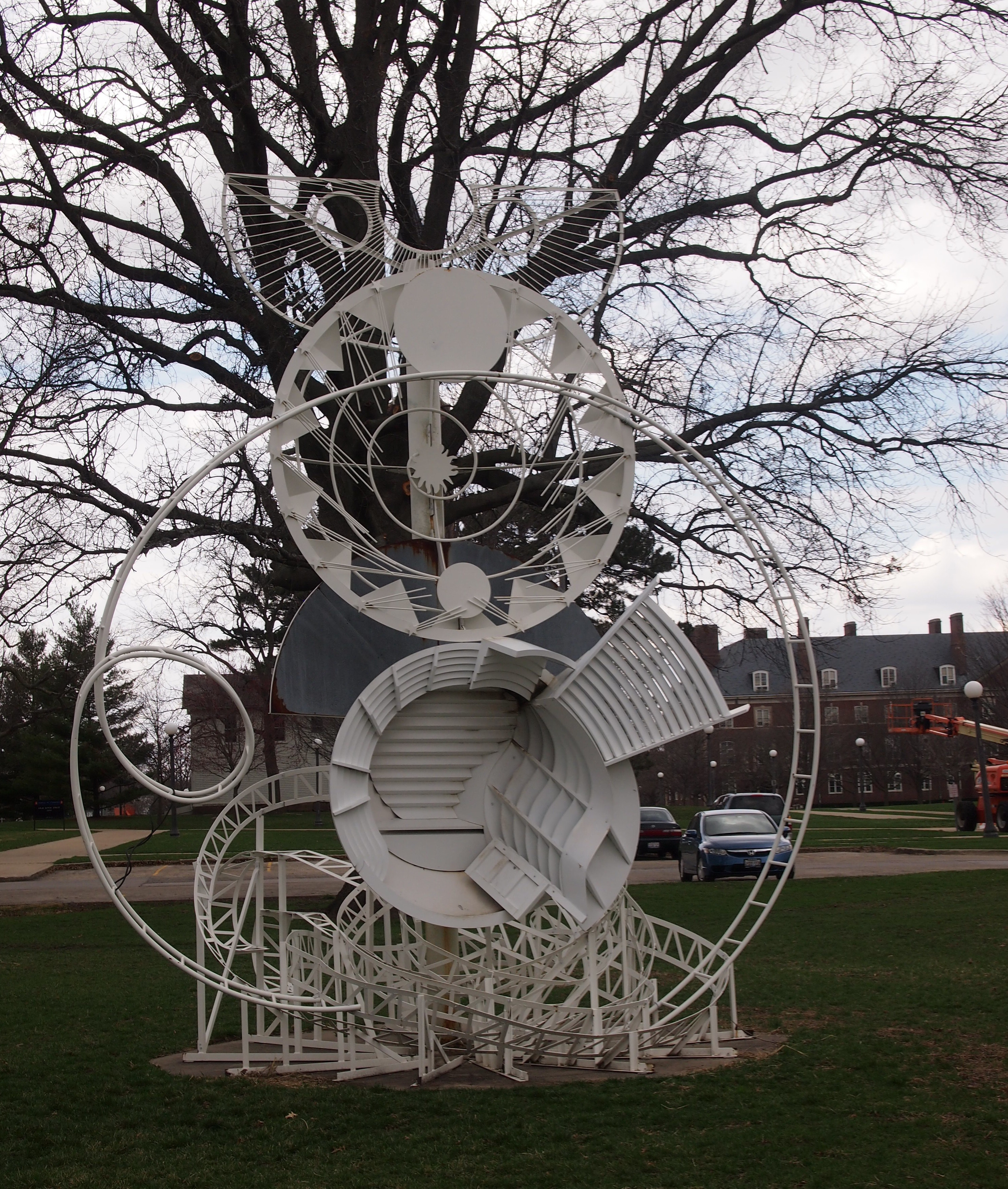 Alice Aycock Sculpture, University of Illinois
