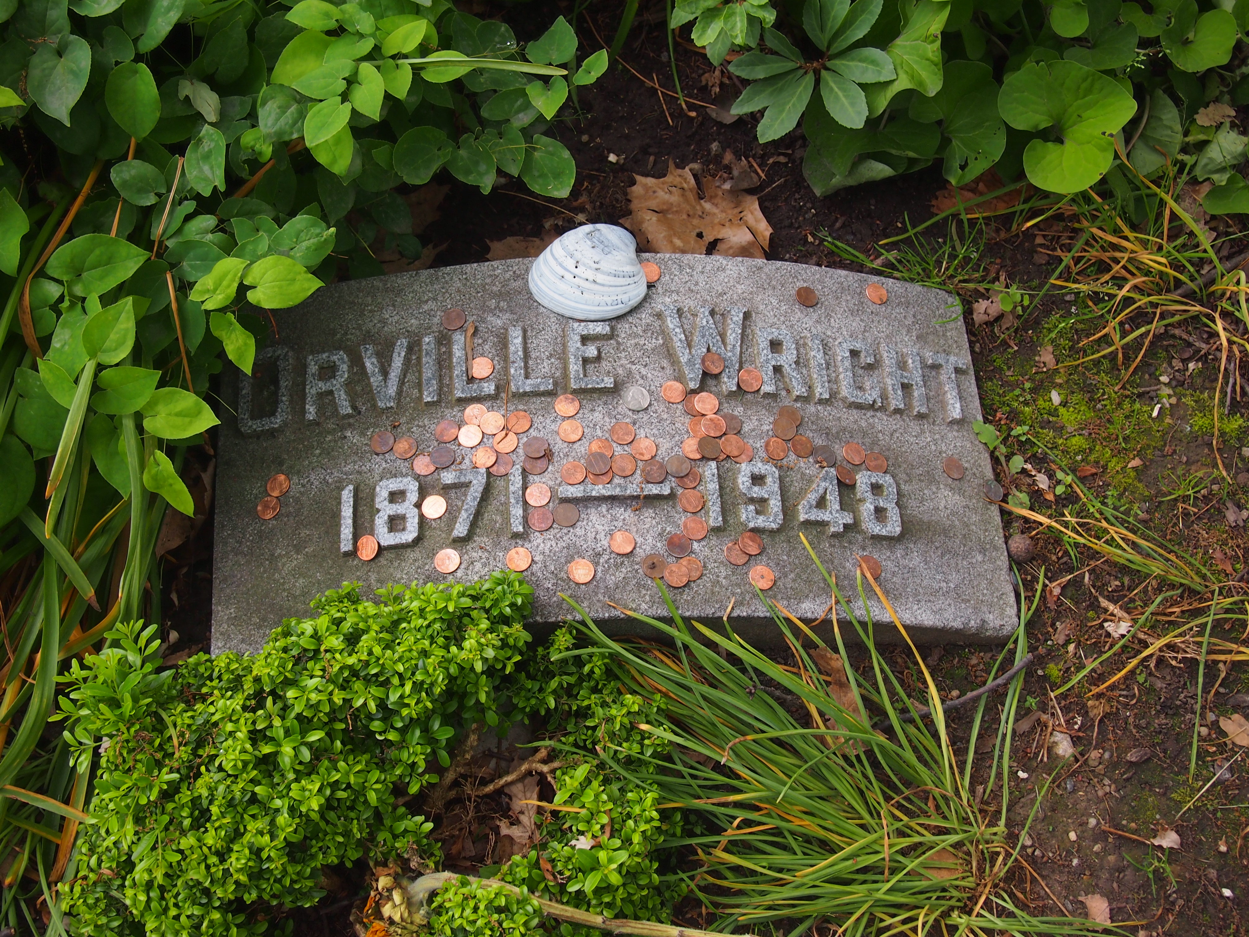 Woodland Cemetery, Dayton - Wirght Brothers grave