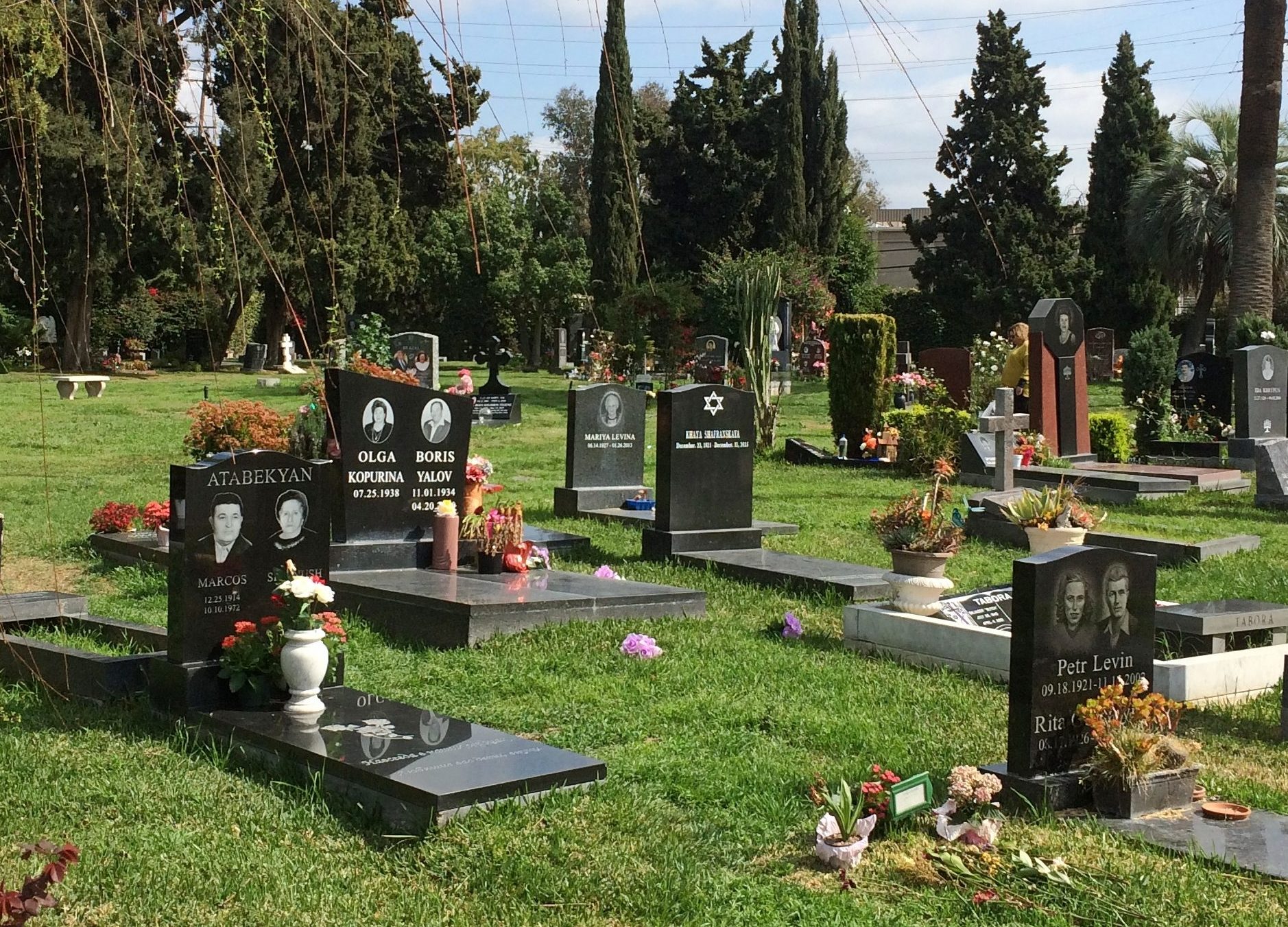 Hollywood Forever Cemetery Russian memorials