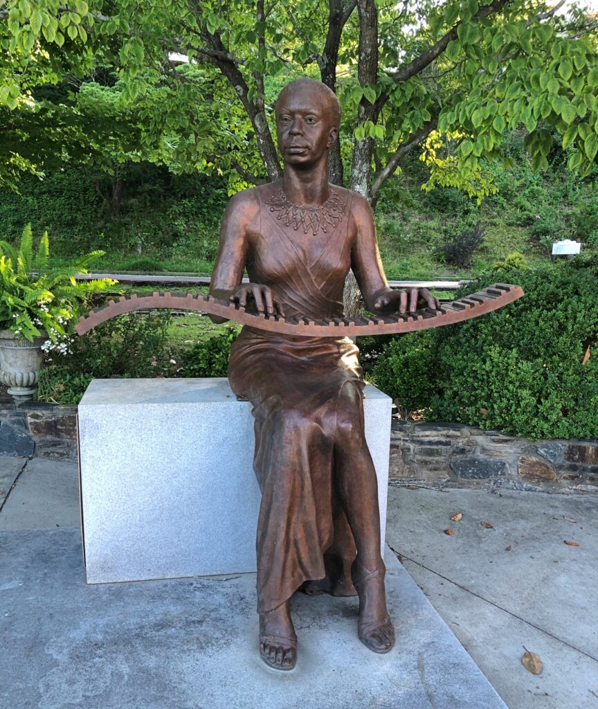 Nina Simon bronze, Tryon NC