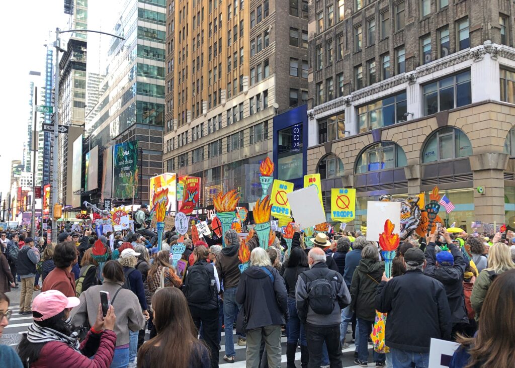 No Kings Manhattan Oct 18, 2025