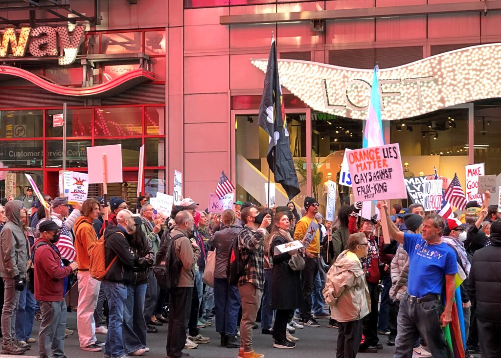 No Kings Manhattan Oct 18, 2025