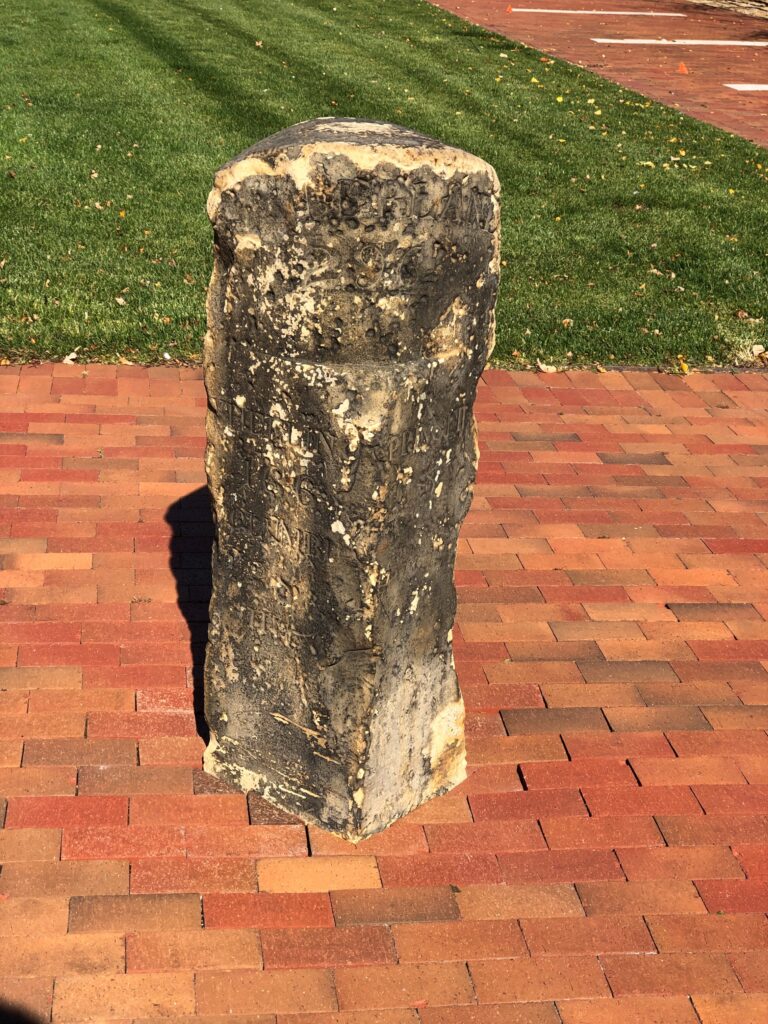 National Road Milestone, Springfield Ohio