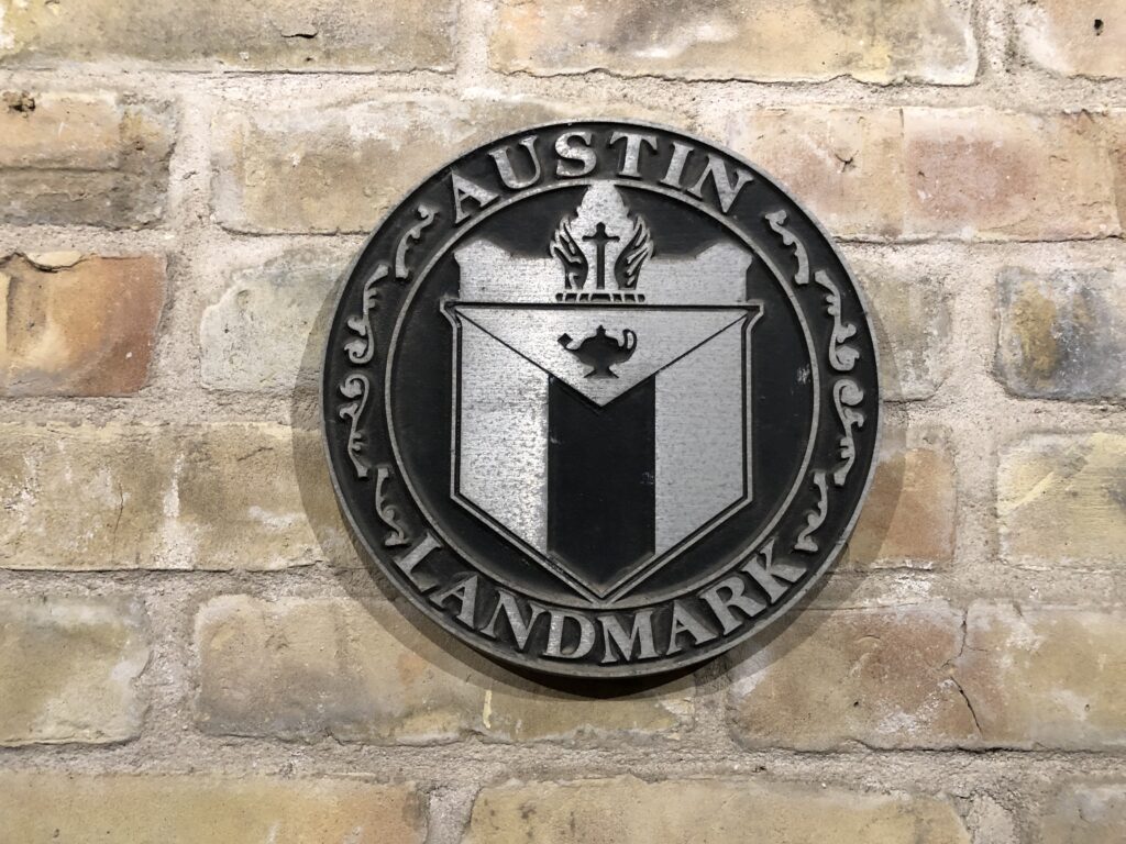 Austin Landmark Sign 2026
